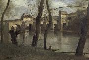 The bridge of Mantes Corot Camille